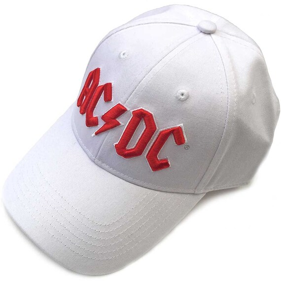 Ac/Dc  Band Custom Unstructured White Dad Hat Baseball Cap Brand New 