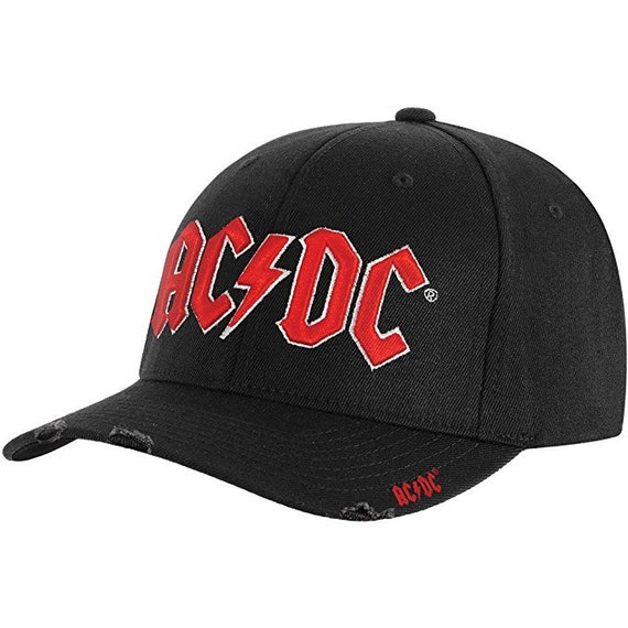 AC/DC Red Logo Baseball Cap - Etsy 