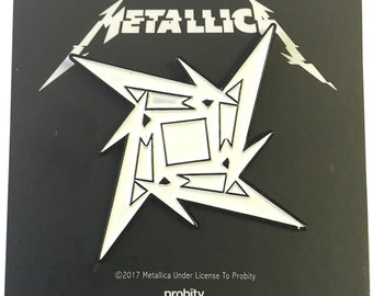 METALLICA official metal badge 'ninja'