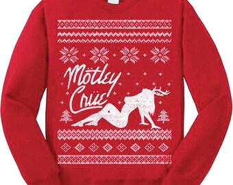 MOTLEY CRUE Festive Sweatshirt / Jumper 