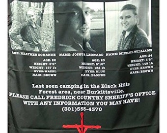 THE BLAIR WITCH project fabric poster Official 'missing'