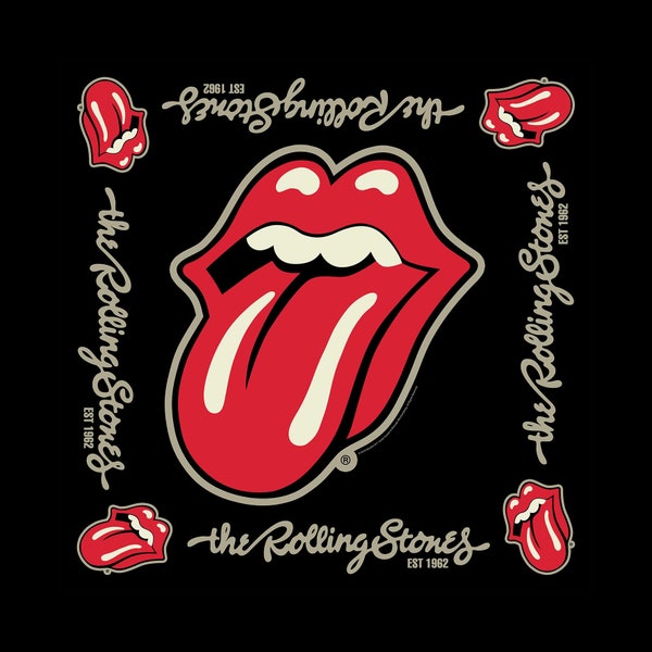 Rolling Stones est.1962 official bandana