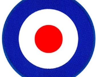 Naszywka/ozdoba na kurtkę TARGET MOD SKA lambretta skuter, 2 rozmiary