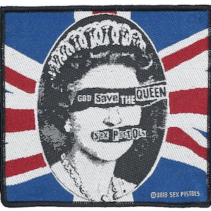 Parche bordado para coser de SEX PISTOLS / adorno para chaqueta. Elección de 10.