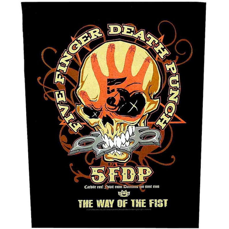 Five Finger Death Punch Way of the Fist XLG Back Patch Etsy