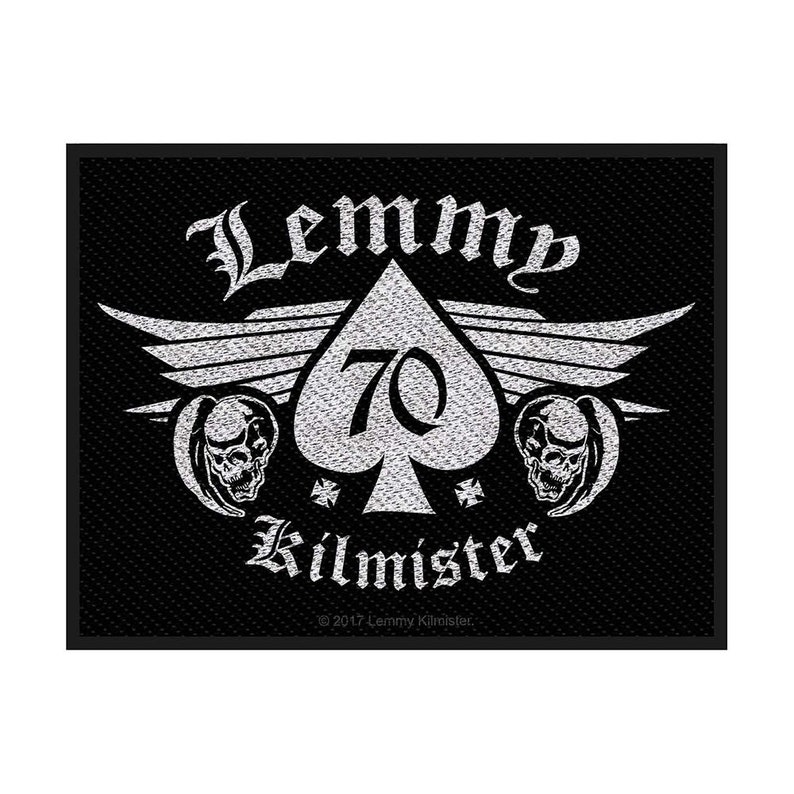 MOTORHEAD Lemmy 70 OFFICIAL sew-on patch  2 shipping options image 1