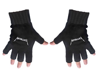 METALLICA official embroidered gloves