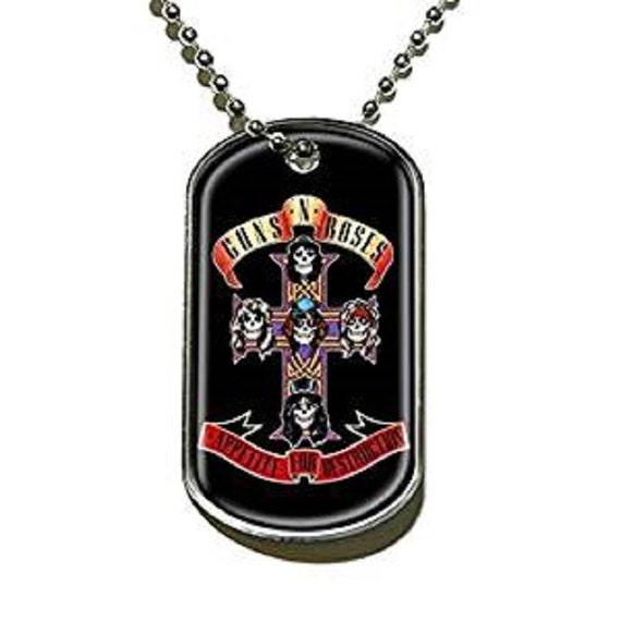 Guns N Roses DOG Tag Necklace - Etsy 