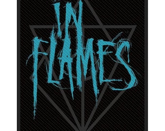 IN FLAMES official sew-On patch / jacket embellishment Choice of 4 inc backpatch