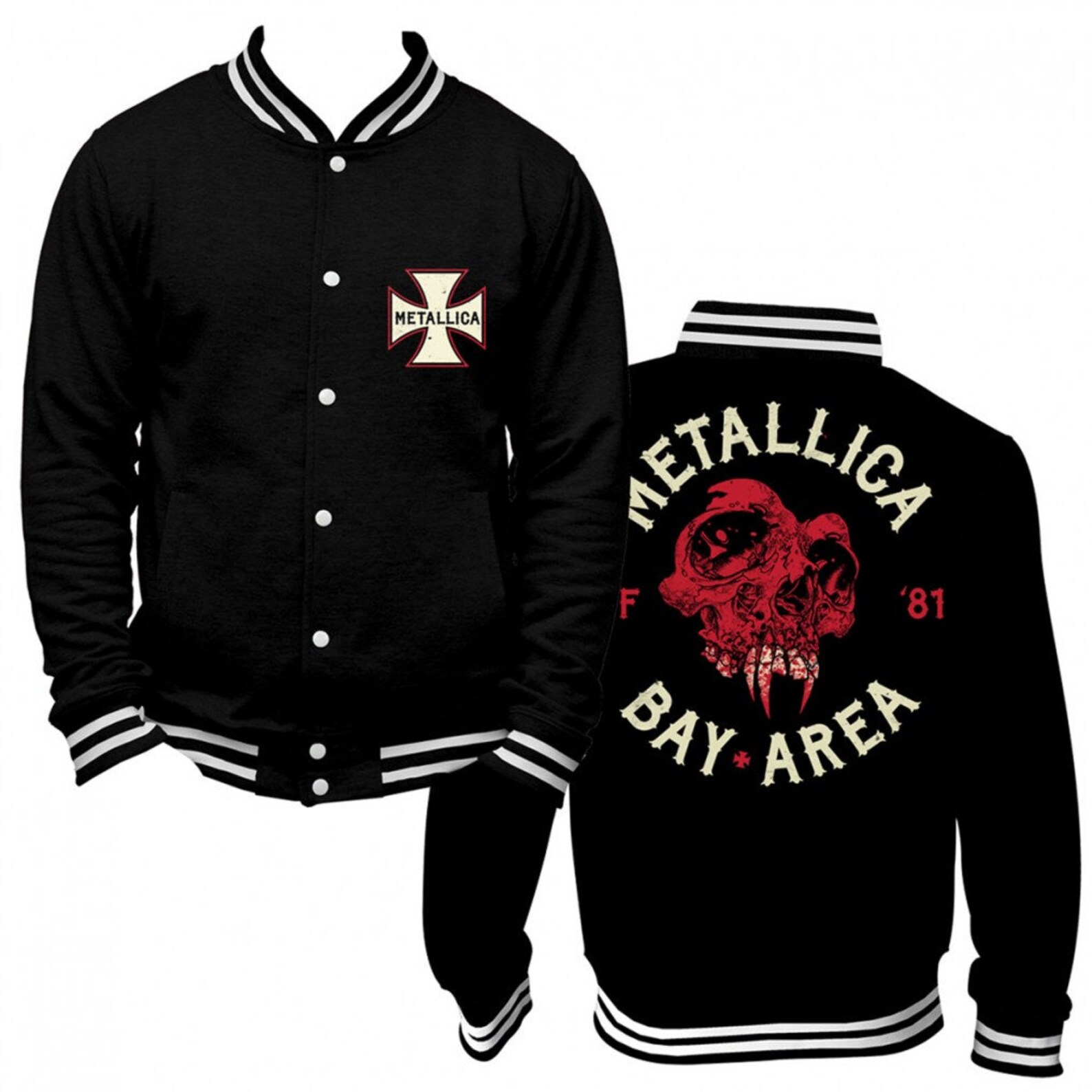 METALLICA XXL Official Varsity jacket Etsy
