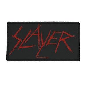 Parche oficial para coser de SLAYER / adorno para chaqueta. Elección de 10.