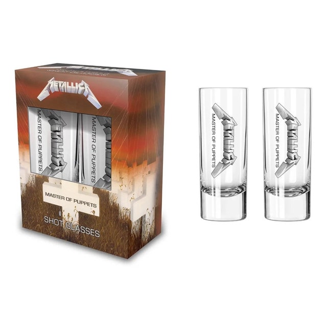 Metallica Master of Puppets Shot Glass Album Shooter 7cm Officially Licensed