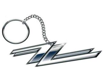 ZZ TOP retro METAL Schlüsselring