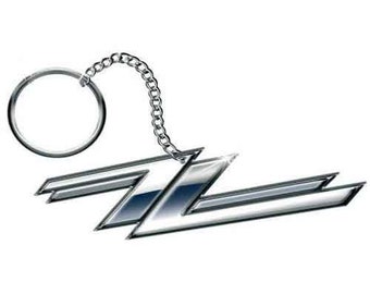 ZZ TOP retro METAL keyring