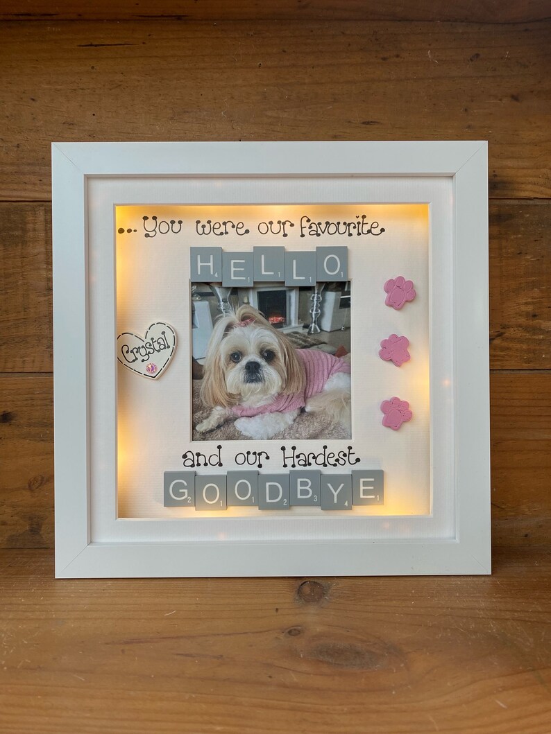LED light box frame | Pet Bereavement | Animal Remembrance Gift | Pet loss Gift | Dog and Cat Remembrance Gifts 画像 6