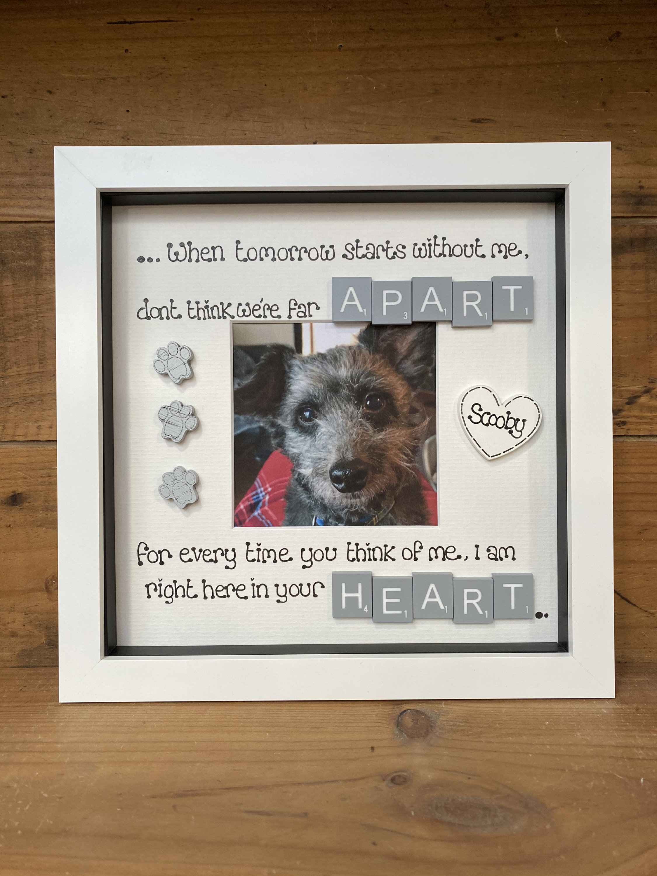 Customised Memorial Photo Frame | Pet Loss | in Memory Picture Frame ...