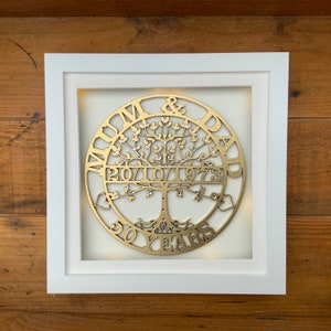 Tree Of Life - Wedding Anniversary Gift - Tree of Life Frame - a perfect gift for golden wedding - silver wedding - Wedding gift