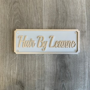 Personalised Door Sign /  Custom Door Plaque / Available in most colours ~  Business Door sign ~ indoor Custom Signs