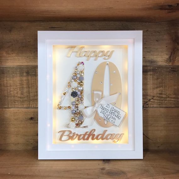 Unique Personalised Led Light Up Happy Birthday Frame Gift - Lit Up Picture Frames Unique Personalised Led Light Up Happy Birthday Frame Gift - Lit Up Picture Frames