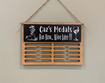 Customised Running Medal Hanger | Custom Medal Display Rack | Sports Medal Hanger | Medal Hanger For Runners | Medal Hanger Any Sport
