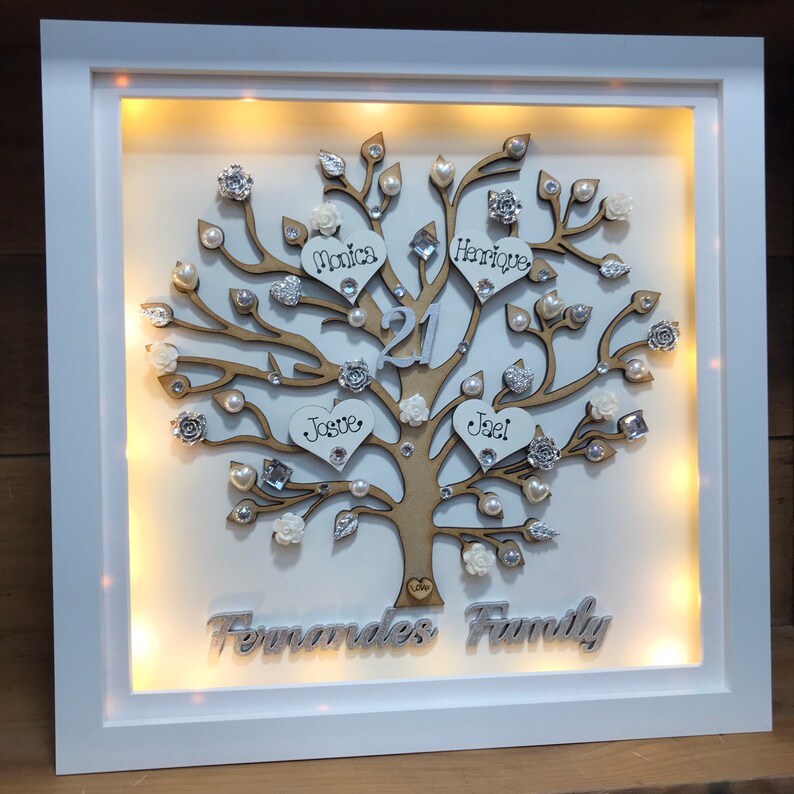 Extra Large Family Tree Frame Perfect Gift for a Wedding Etsy