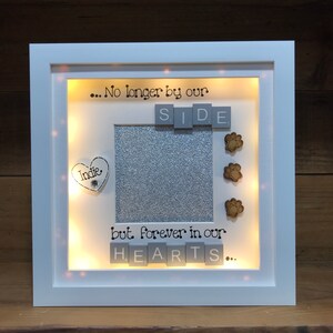 LED light box frame | Pet Bereavement | Animal Remembrance Gift | Pet loss Gift | Dog and Cat Remembrance Gifts 画像 9