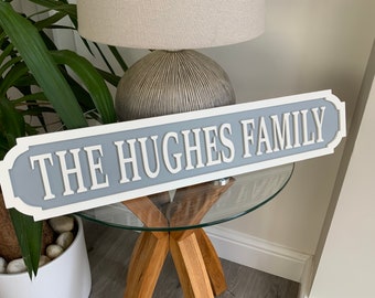 Personalised Family Name Street Sign ~ Mr & Mrs Street Sign ~ Personalised Couple Street Sign -  Handmade Wedding Gift