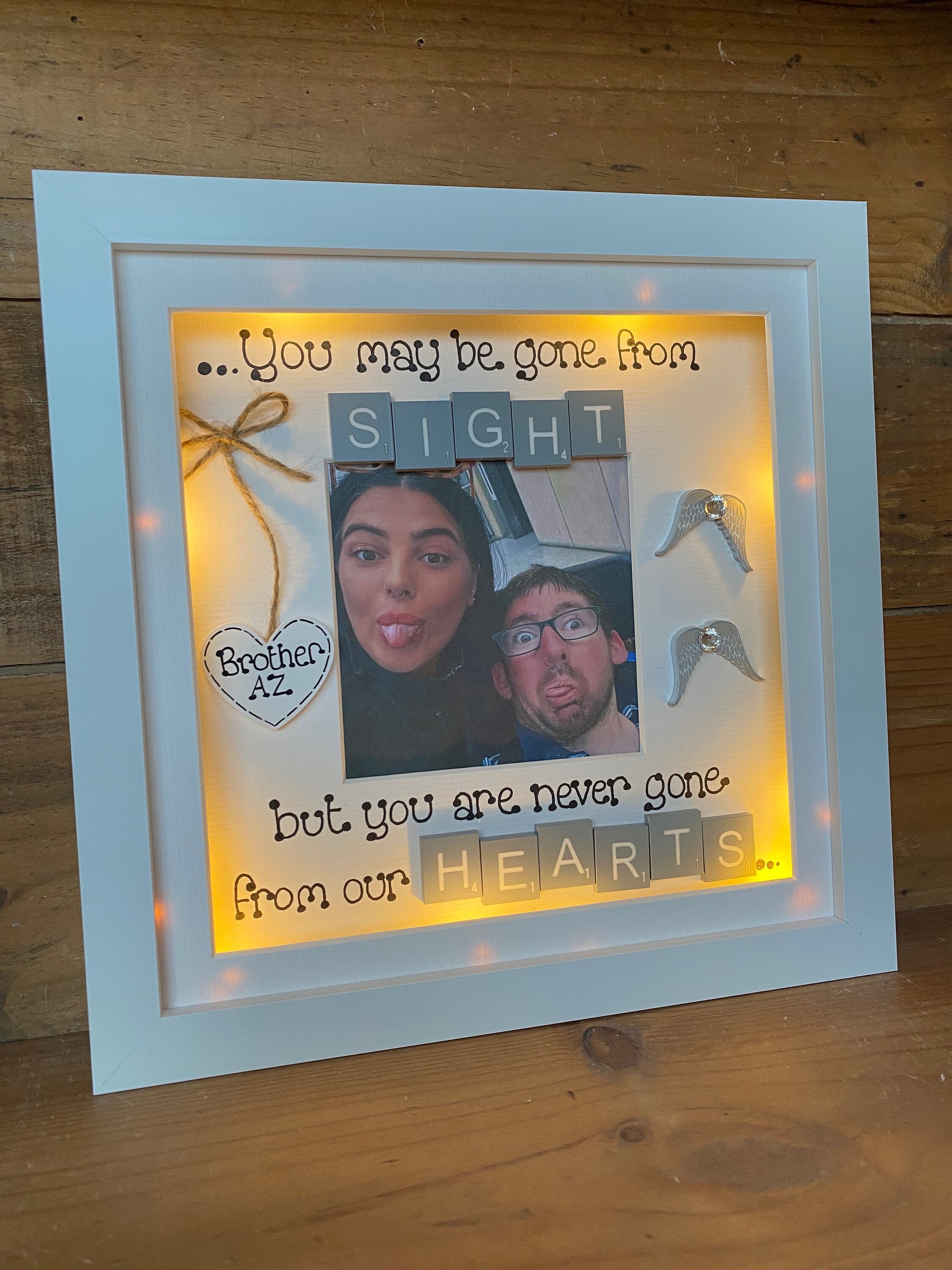 Shadow box ideas for cheap boyfriend