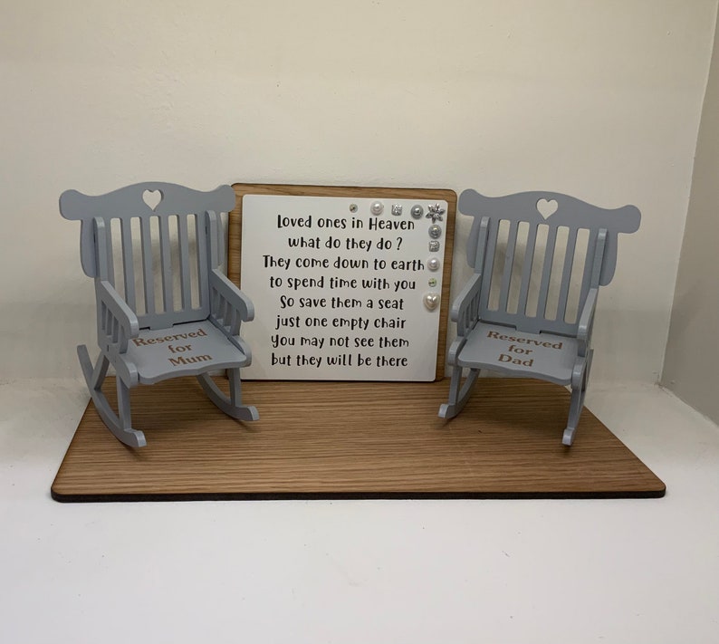 Loved Ones in Heaven Decoration Customised Memorial Gift Etsy