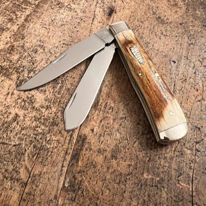 CLM custom trapper pocket knife