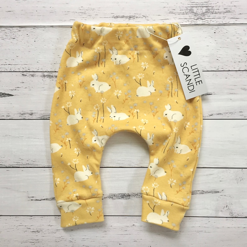 Harem Leggings Baby Pants Baby Gift Set ORGANIC BUNNY Handmade Clothes Toddler Clothing Baby Leggings Baby Harems