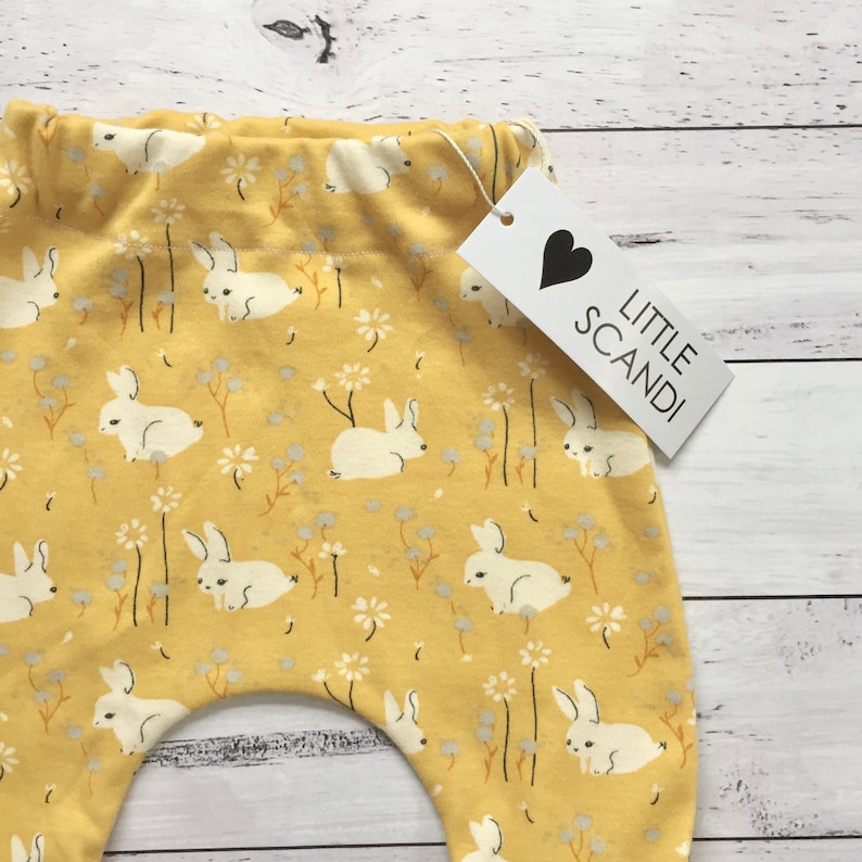 Harem Leggings Baby Pants Baby Gift Set ORGANIC BUNNY Handmade Clothes Toddler Clothing Baby Leggings Baby Harems