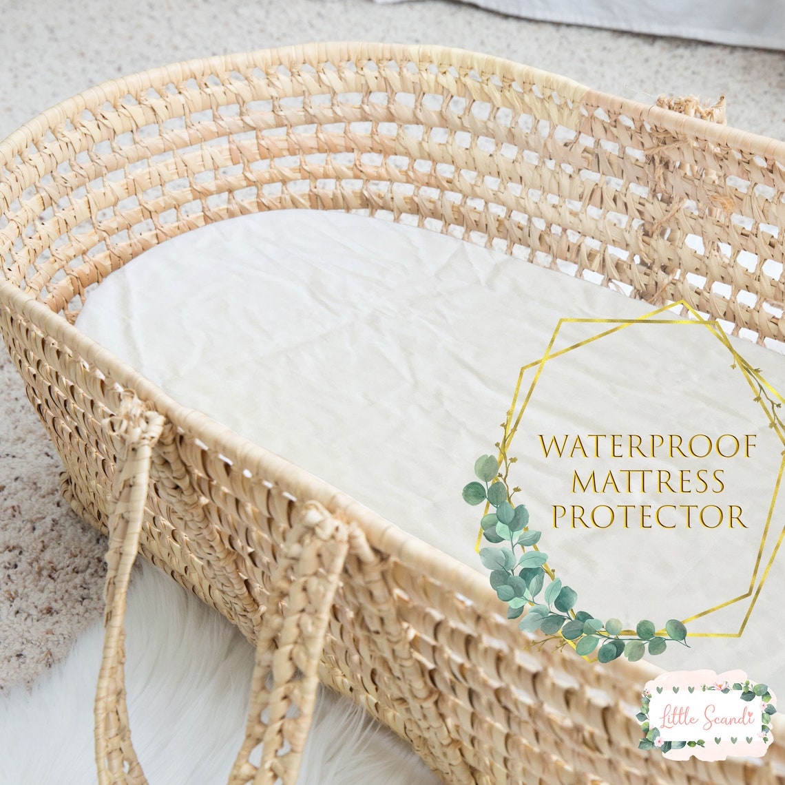 Mattress Protector Waterproof Sheet Moses Basket Etsy