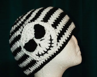 Striped Skull Beanie