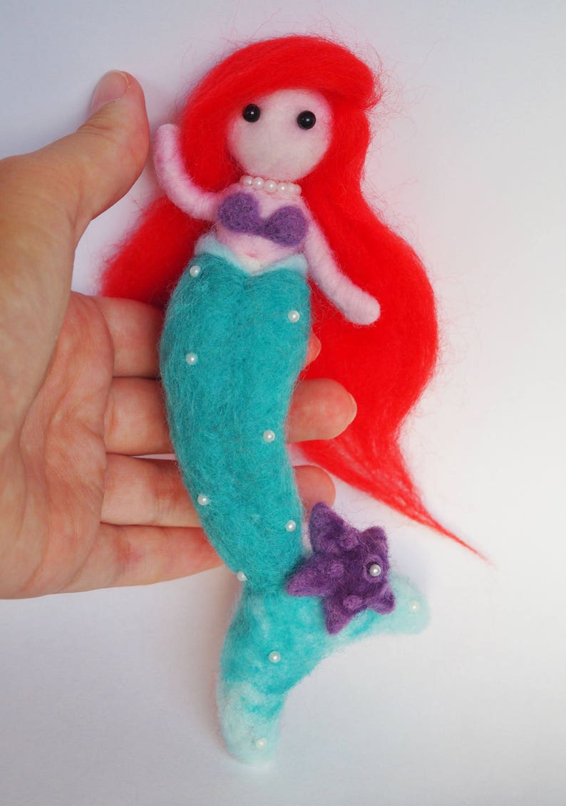 a toy mermaid