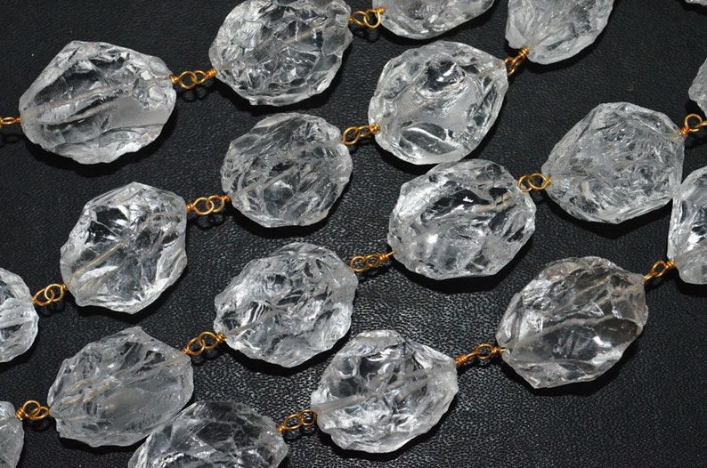 Rare Hammered Nuggets Chain Rare Item Sold By Foot 18-20 mm-RB5867 Wholesale Prices Brand New Hammered Crystal Nuggets Chain