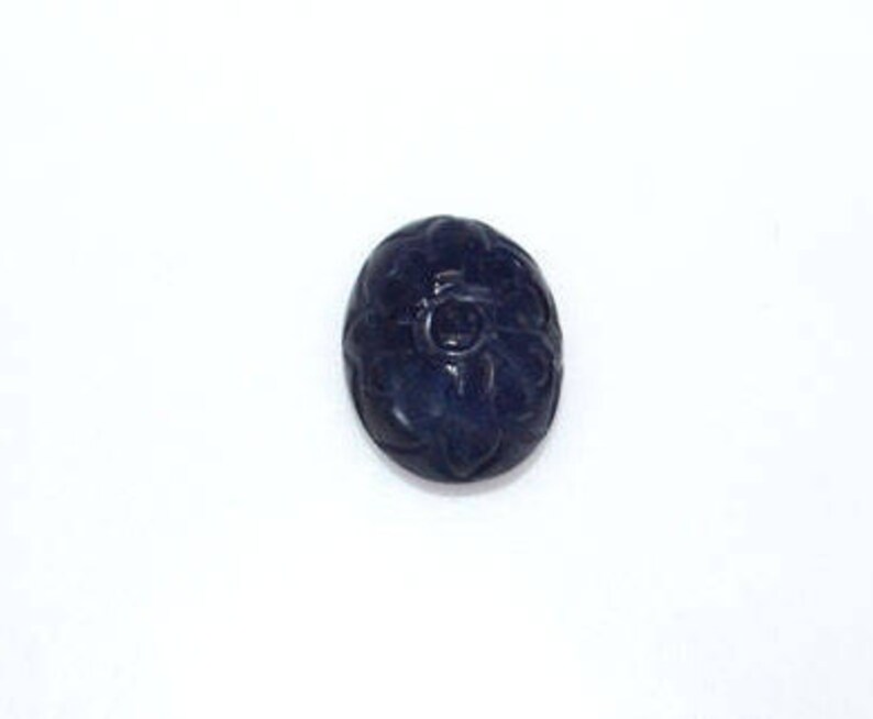 LG1392 Sapphire Cabs Filigree Gemstone Stone Carving 18x14 mm Beautiful Sapphire Carved Oval Cabochon Gemstone Carving
