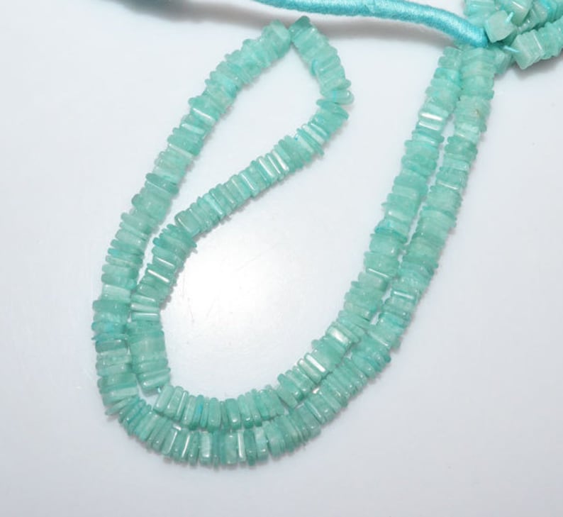 5mm Each Lemon Quartz Heishi Spacer Beads 16 Inch Full Strand