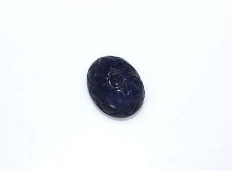 LG1392 Sapphire Cabs Filigree Gemstone Stone Carving 18x14 mm Beautiful Sapphire Carved Oval Cabochon Gemstone Carving