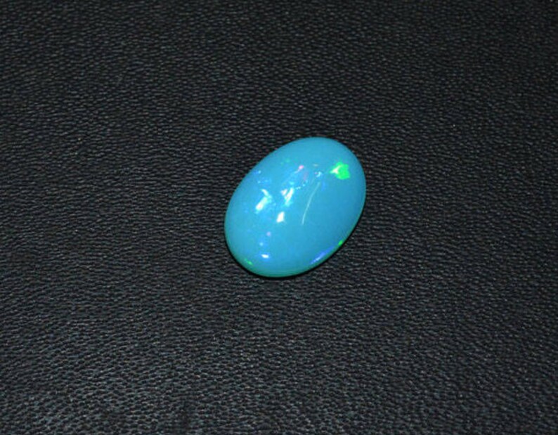 4.80 Ct color enhance Ethiopian Opal Long Oval Smooth Cabochon 15 x 11 mm Opal Oval Cabochon Opal Cabs Smooth Cabochon EO319