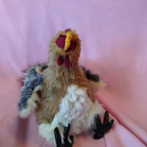 Handmade Plush Hen