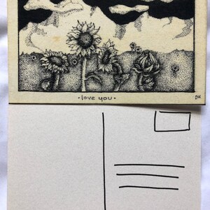 Postkaart-Love u / je missen / Wish You Were Here/Thinkin' ' Bout u