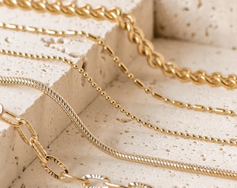 Waterproof Bracelet Stainless Steel | Rose Gold Plated Bracelet | Bracelet Silver | Thin Gold Bracelet | Stackable Bracelets