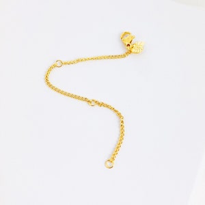 Necklace Extender Gold Plated | Adjustable Stainless Steel Chain Necklace Extension Available in 3 Colours