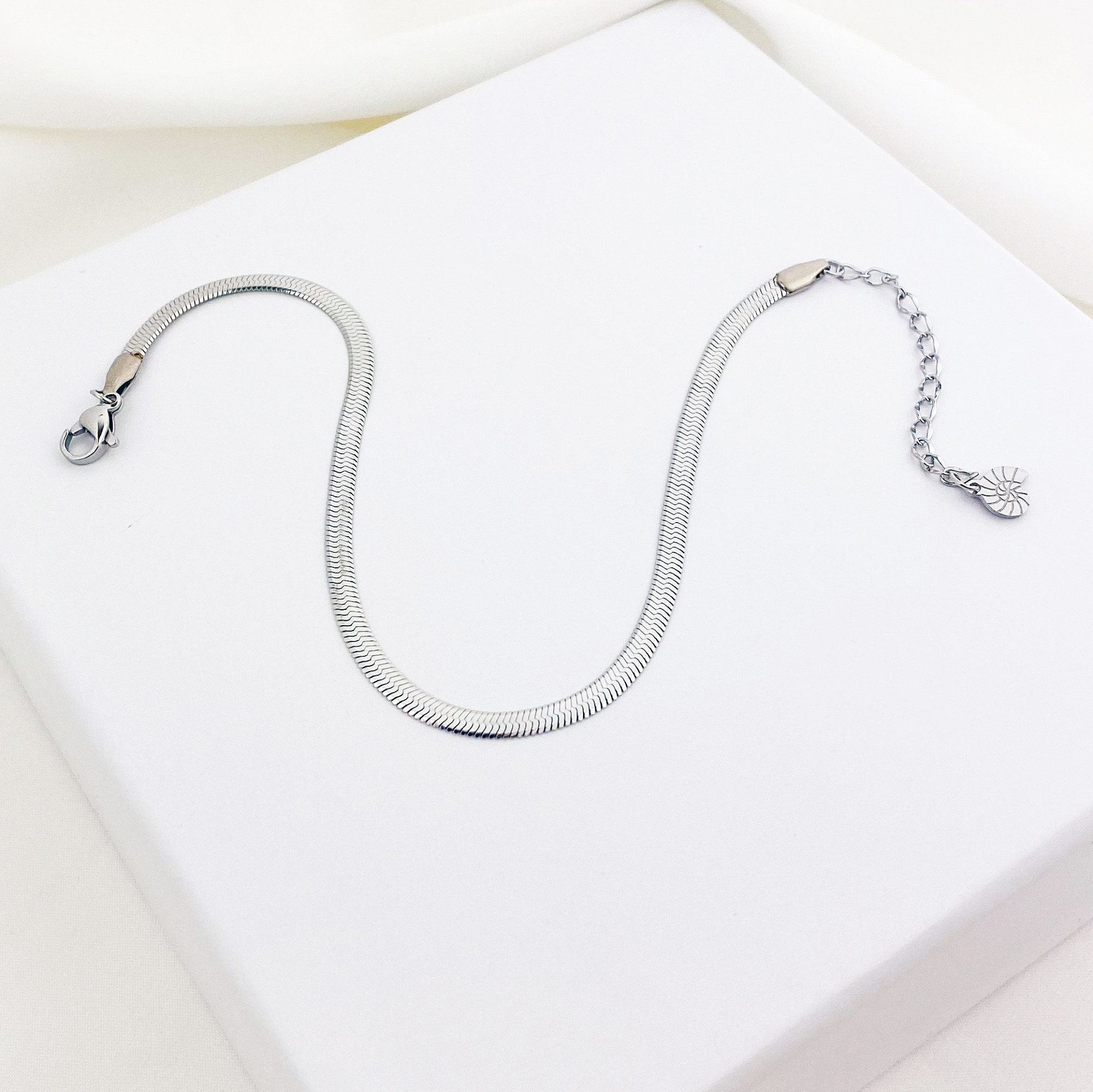 MIQIAO Double-layer Snake Chain Anklet For Women 9... - Grandado