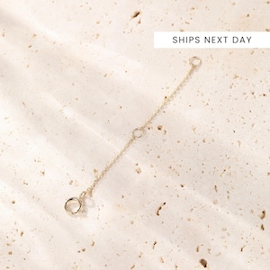 Kettenverlängerung Gold 585 | Verlängerungskette Gold 375 | Verlängerungskettchen Gold | Halskette Verlängerung | Kette Verlängern