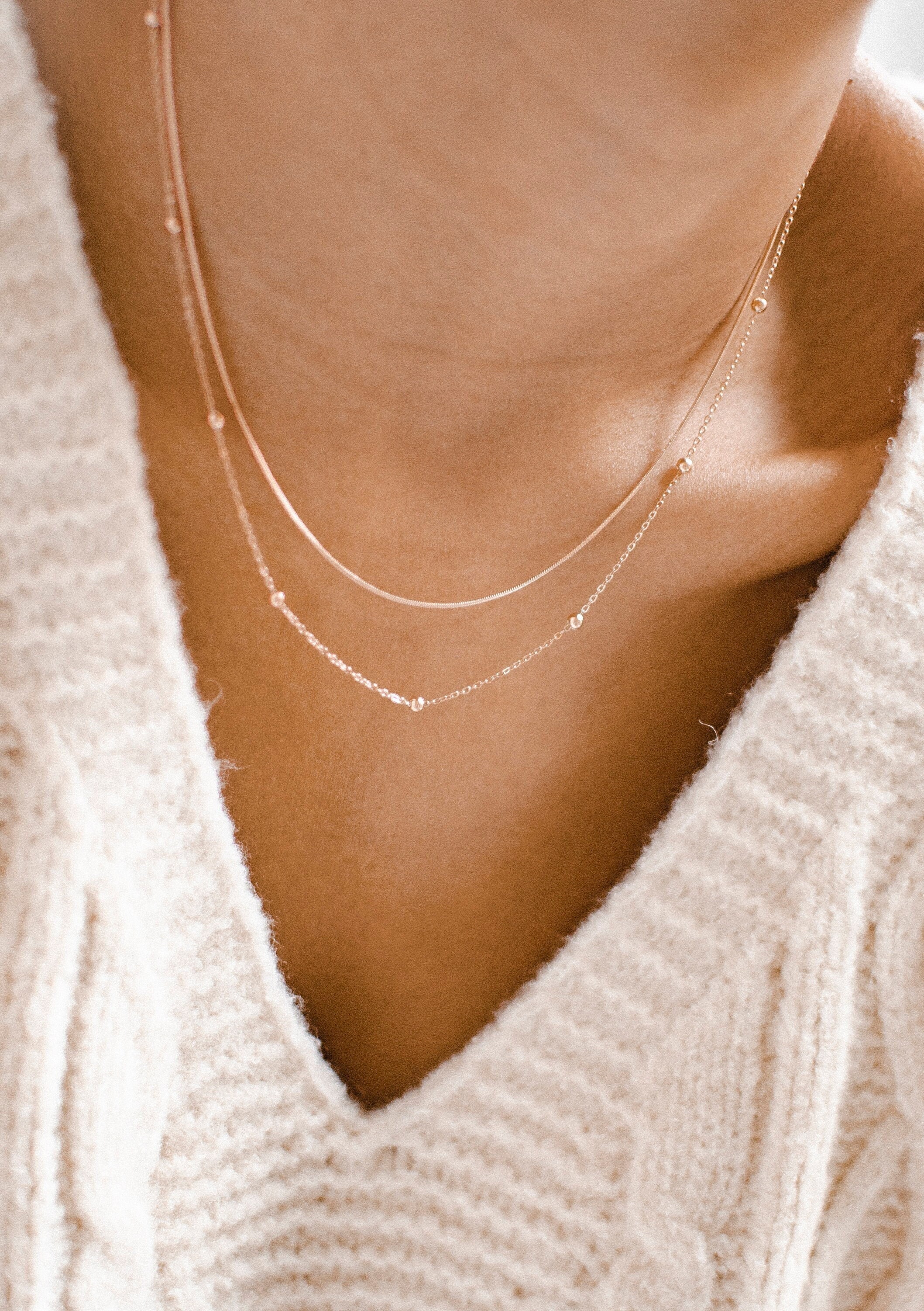 Bobble chain necklace deals