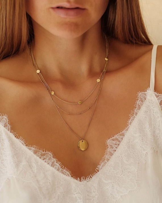 2 on sale tier necklace