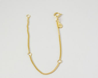 Necklace Extender Sterling Silver | Chain Necklace Extension Adjustable Available in Gold and Silver