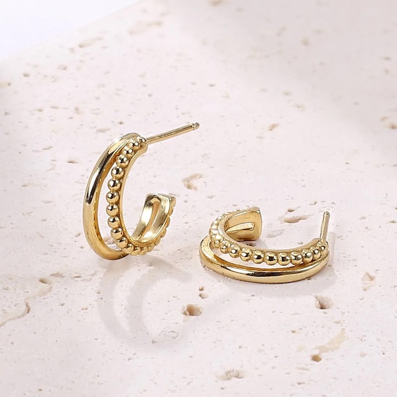 アクセサリー Born from Rock / Double Hoop Earring アクセサリー Born from Rock / Double Hoop Earring